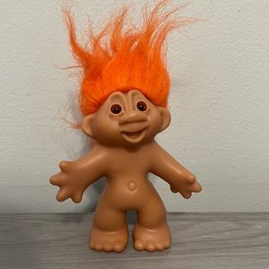 Vintage Dam Troll with Orange Hair, 2005, EUC